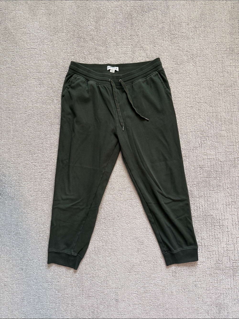 Orvis Men's Dark Green Jogger Sweatpants